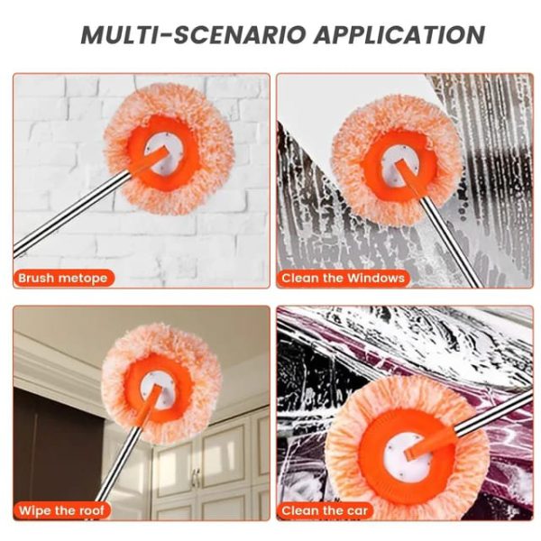 360° Rotatable Cleaning Mops Adjustable Multifunctional Sunflower Chenille Magic Mop