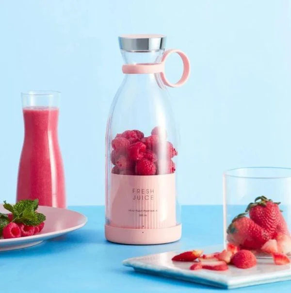 Mini Portable Blender Electric Fruit Juicer Mixers 420 Ml (random Color)