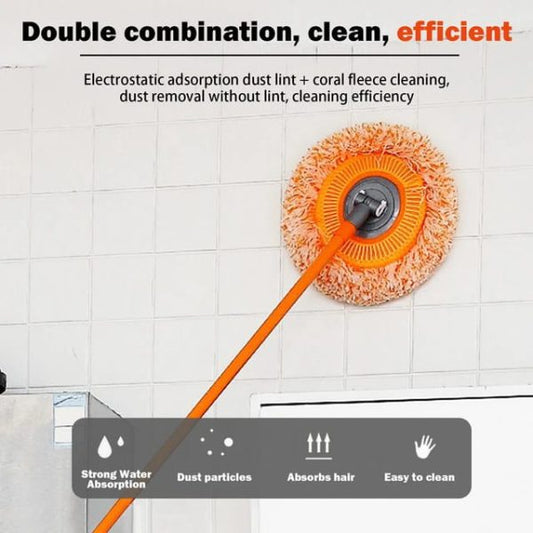 360° Rotatable Cleaning Mops Adjustable Multifunctional Sunflower Chenille Magic Mop