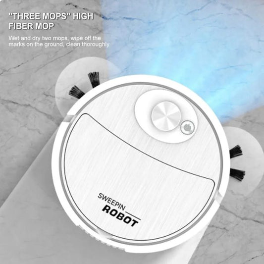 Portable Mini Wireless Smart Sweeping Robot Mopping